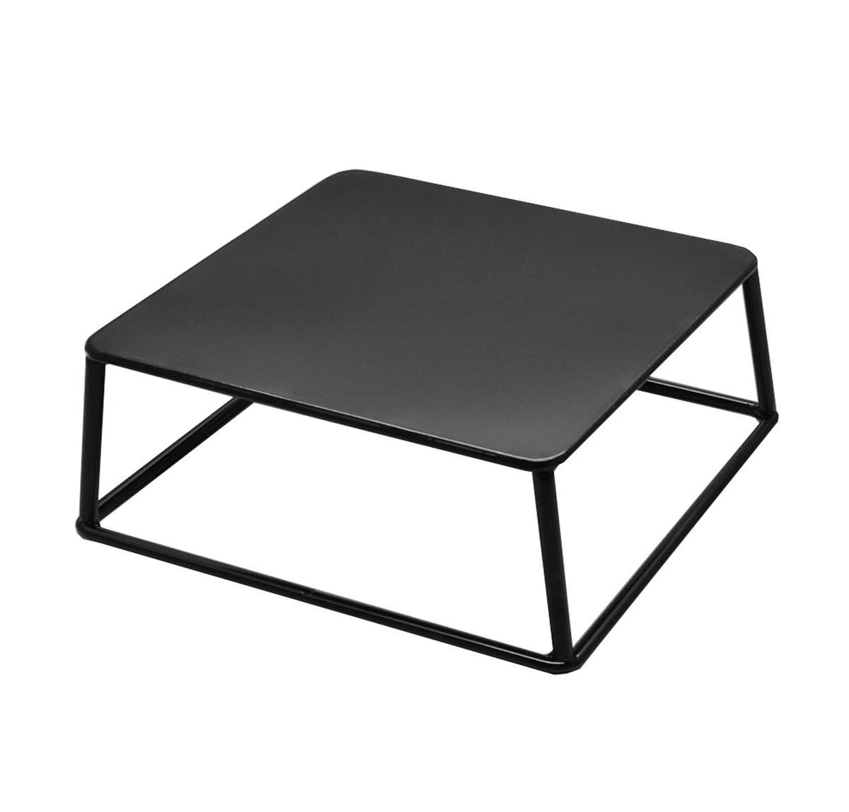 Black wire metal display riser